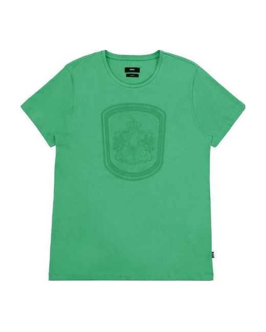 Boss Green T-Shirt With Round Neck And Short Sleeves for men