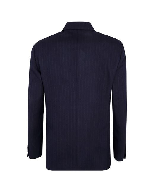 Lardini Blue Double Breasted Tailored Suit for men