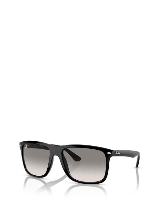 Ray-Ban Gray Square-Frame Sunglasses for men