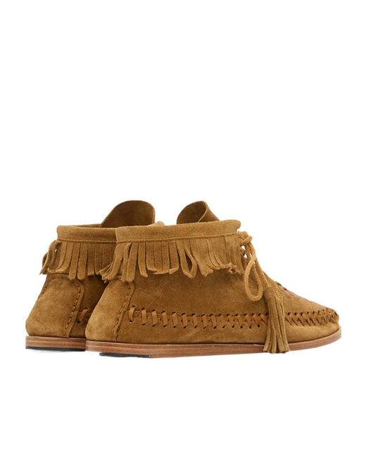 Isabel Marant Brown Felsa Loafers