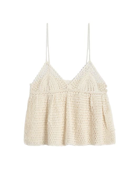 Céline Natural Top With Thin Straps