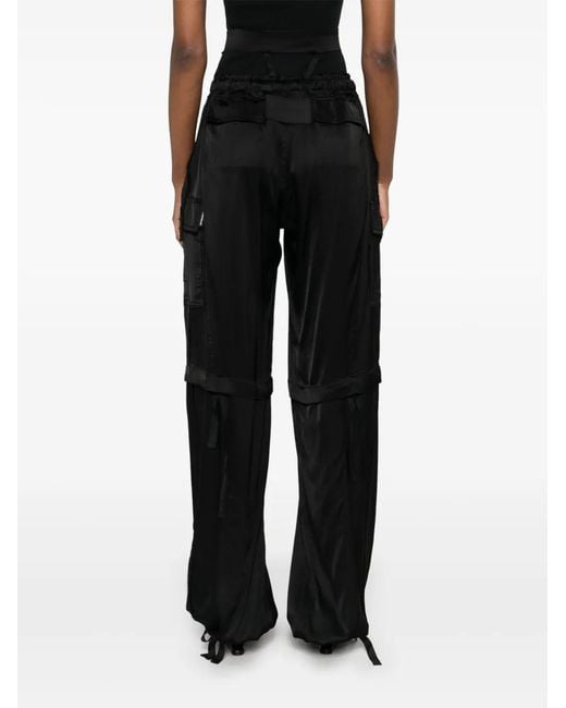 OTTOLINGER Black Cargo Trousers