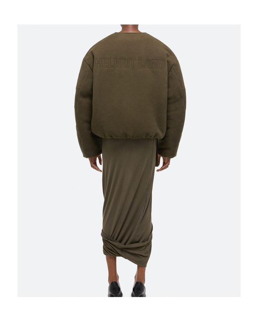 Helmut Lang Green Pocket Padded Jacket