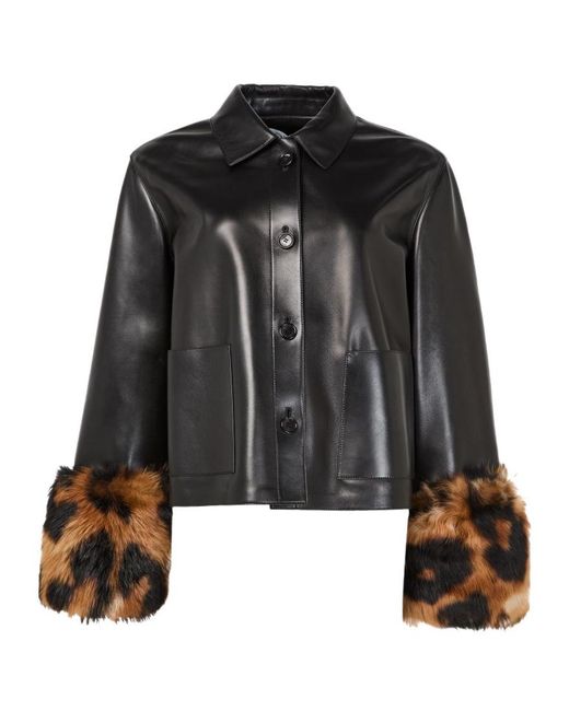 Loewe Black Turn-Up Jacket