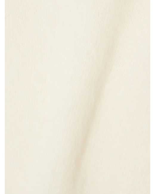 Doen White Short-Sleeved Sweater
