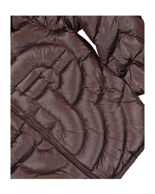 Casablanca Brown Quilted Puffer Jacket for men