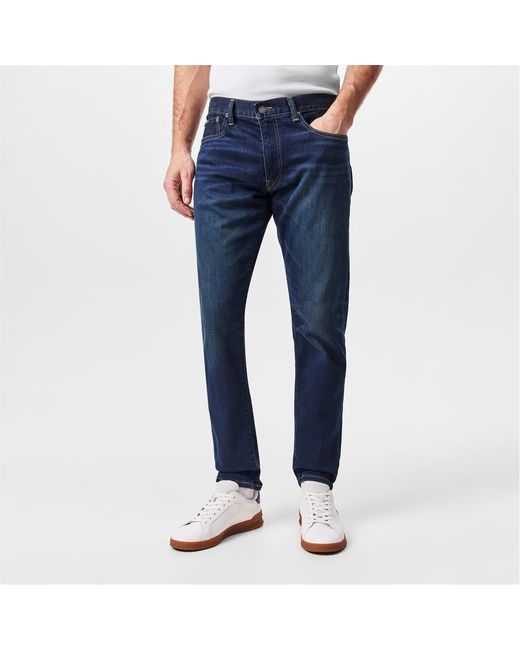 Polo Ralph Lauren Blue Logo Straight Jeans for men
