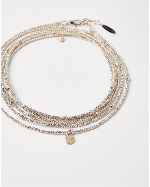 Brunello Cucinelli Metallic Sterling Wrap Bracelet
