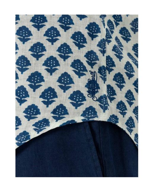 Mc2 Saint Barth Blue Pamplona Shirt for men