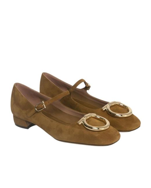 Ferragamo Brown Marry 2 High Heels