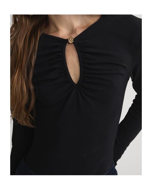 FRAME Black Long-Sleeved Top