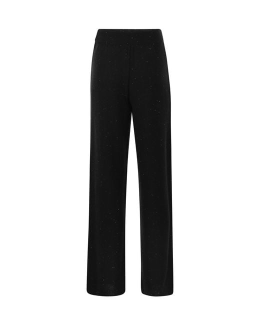 Fabiana Filippi Black Sequin Embellished Trousers