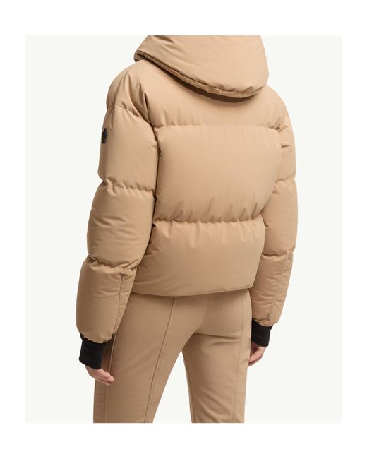 Moncler Natural Grenoble Allesaz Hooded Down Ski Jacket