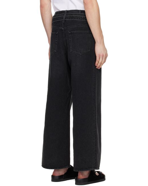 Sacai Black Belted Denim for men