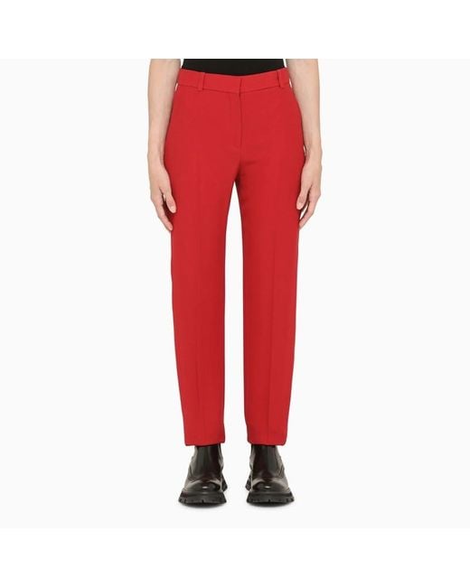 McQueen High-Waist Tailored Trousers