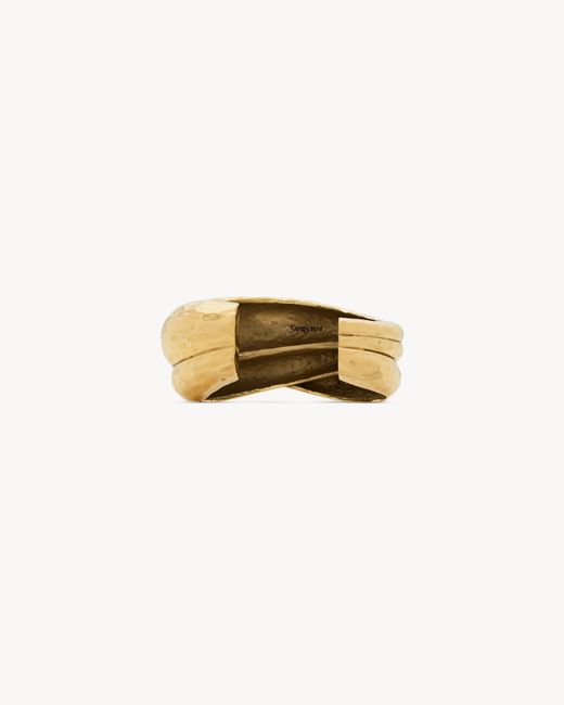 Saint Laurent Metallic Open Bracelet