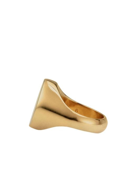 Maison Margiela Natural Oval Chevaliere Ring