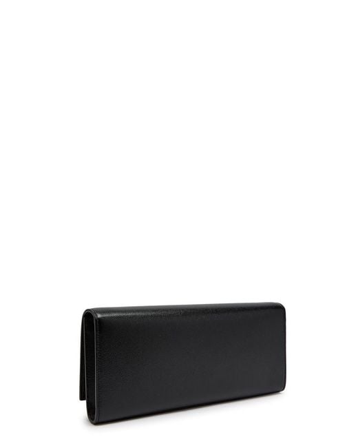 Saint Laurent Black Cowhide Clutch
