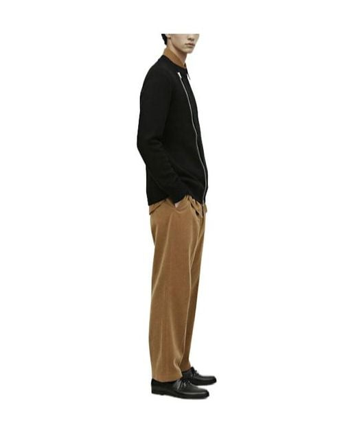 Sacai Black Wool Knit Jacket for men