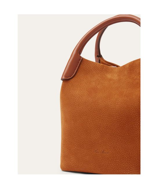 Loro Piana Brown Small Bale Bag