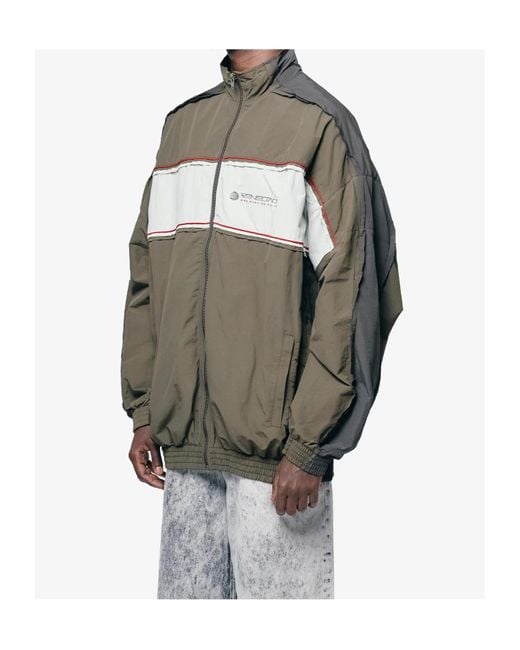 Martine Rose Gray Layered Track Jacket for men