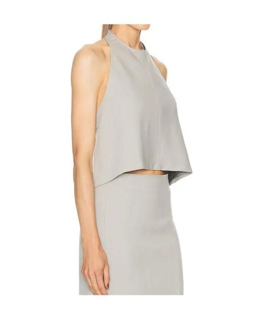 Wardrobe NYC White Backless Halterneck Top