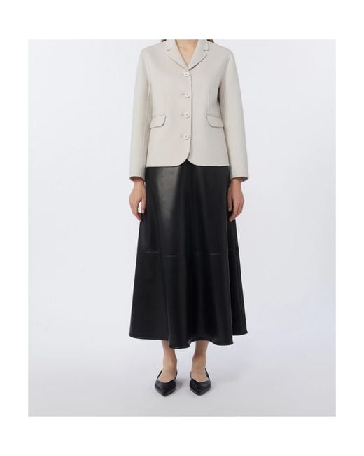 Max Mara White Giacca Magia Patch-Pocket Jacket