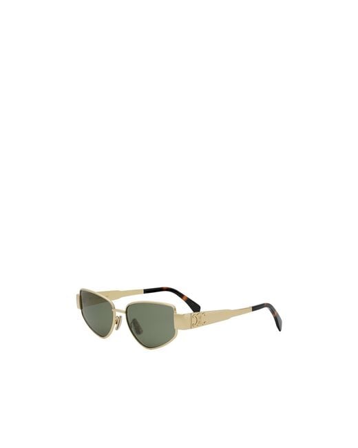 Céline Green Logo Sunglasses for men