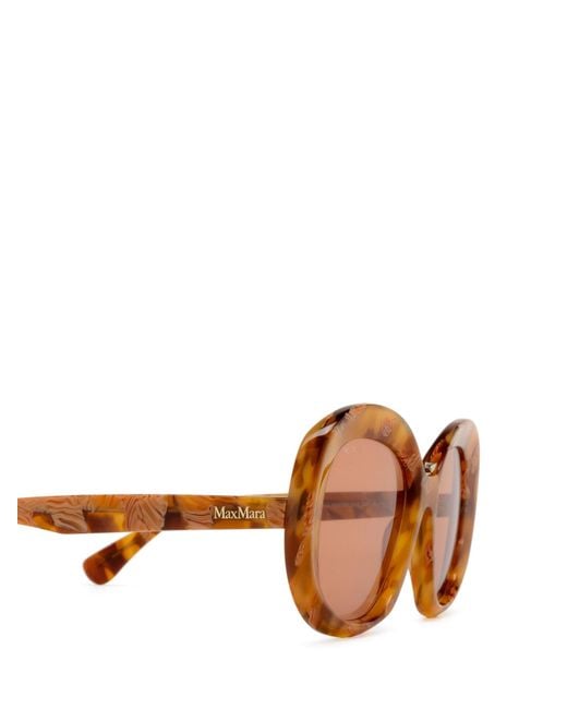 Max Mara Pink Butterfly Frame Sunglasses
