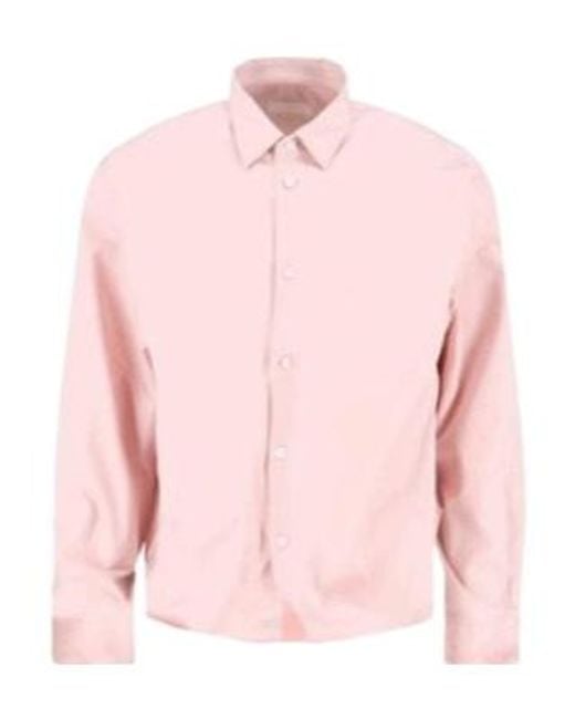 Prada Pink Cotton Shirt for men
