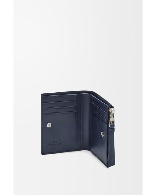 Loewe Gray Puzzle Slim Compact Wallet for men