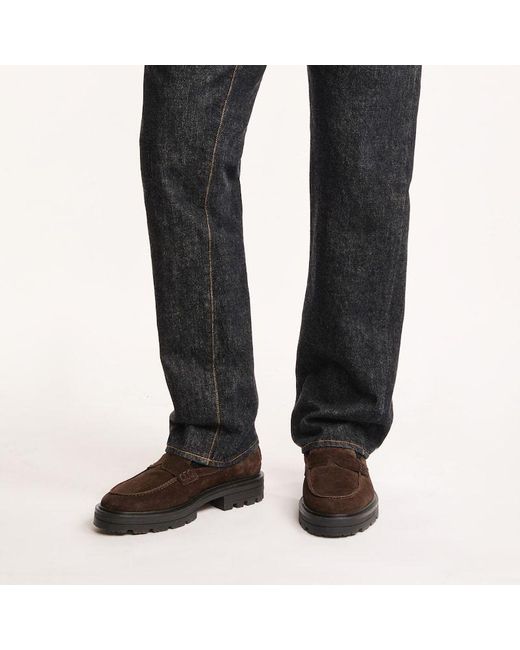 Hogan Black H673 Slip-On Loafers for men