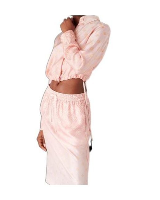 Casablanca Pink Monogram Jarquard Shirt