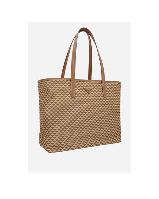 Prada Brown Re-Nylon Top Handle Bag