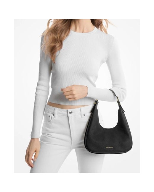 Michael Kors Black Michael Nolita Small Hobo Shoulder Bag