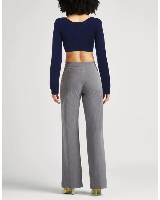 Marni Blue Solid Color Lightweight Wool Knit