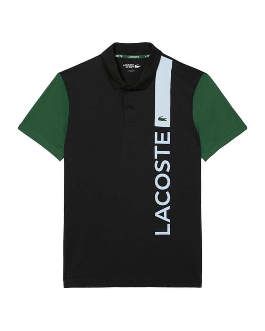 Lacoste Green Colorblock Shortsleeve Polo Shirt for men