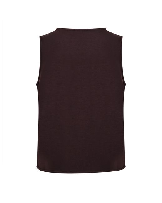 Varley Purple Button-Front Vest