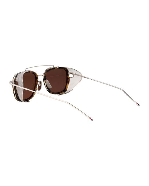 Thom Browne Multicolor Eyewear Square Frame Sunglasses for men