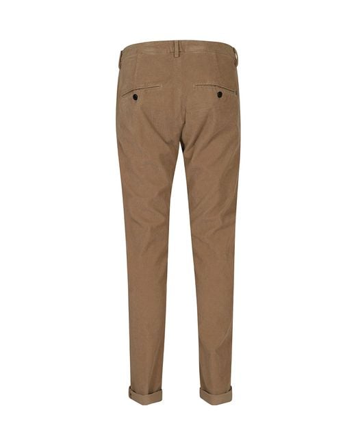Dondup Natural Gaubert Belt-Loop Casual Pants for men