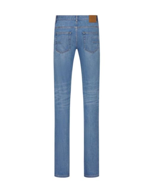 Dior Blue Long Slim-Fit Jeans for men