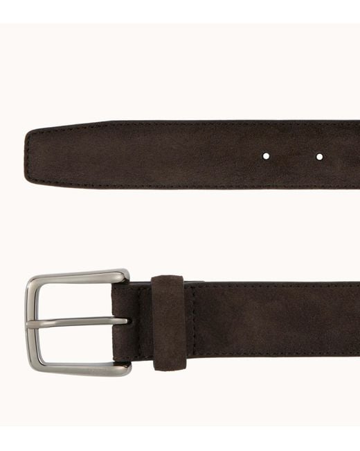 Tod's Brown Square Buckled Belt for men