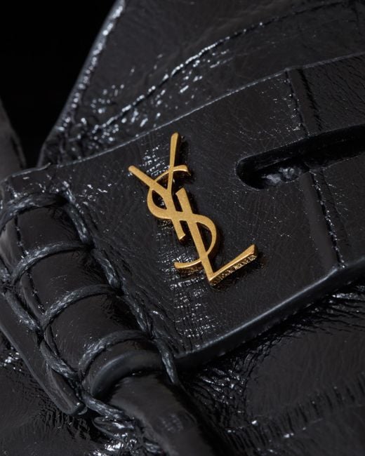 Saint Laurent Black Le Loafer Foldable