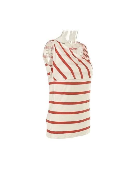 Armani Jeans White Striped Detail Vest