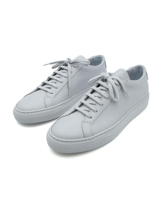 Common Projects Gray Achilles Low-Top Trainers for men