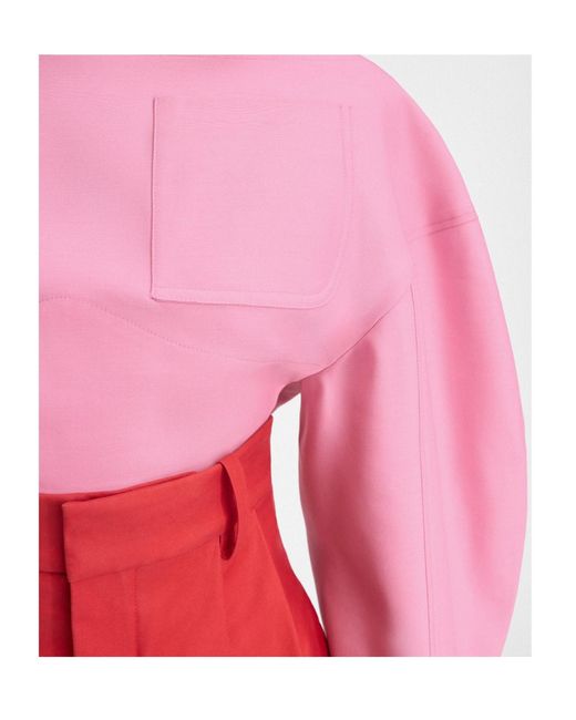 Jacquemus Pink The Casaco Top