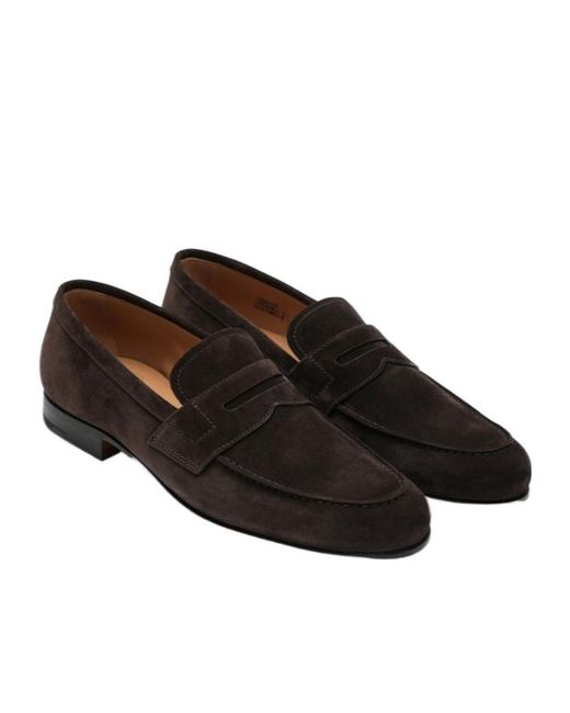 Church's Black Almond Toe Slip-On Loafers for men