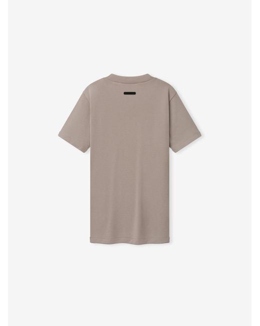 Fear Of God Gray Soft Rib Fitted T-Shirt