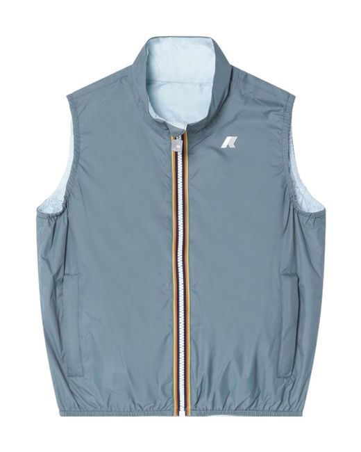 K-Way Blue Valen Plus.2 Reversible Vest