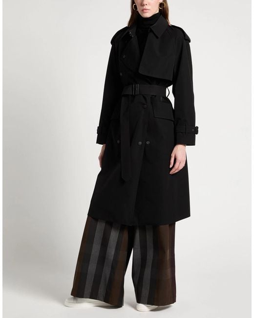Burberry Black Loosefit Printed Trousers